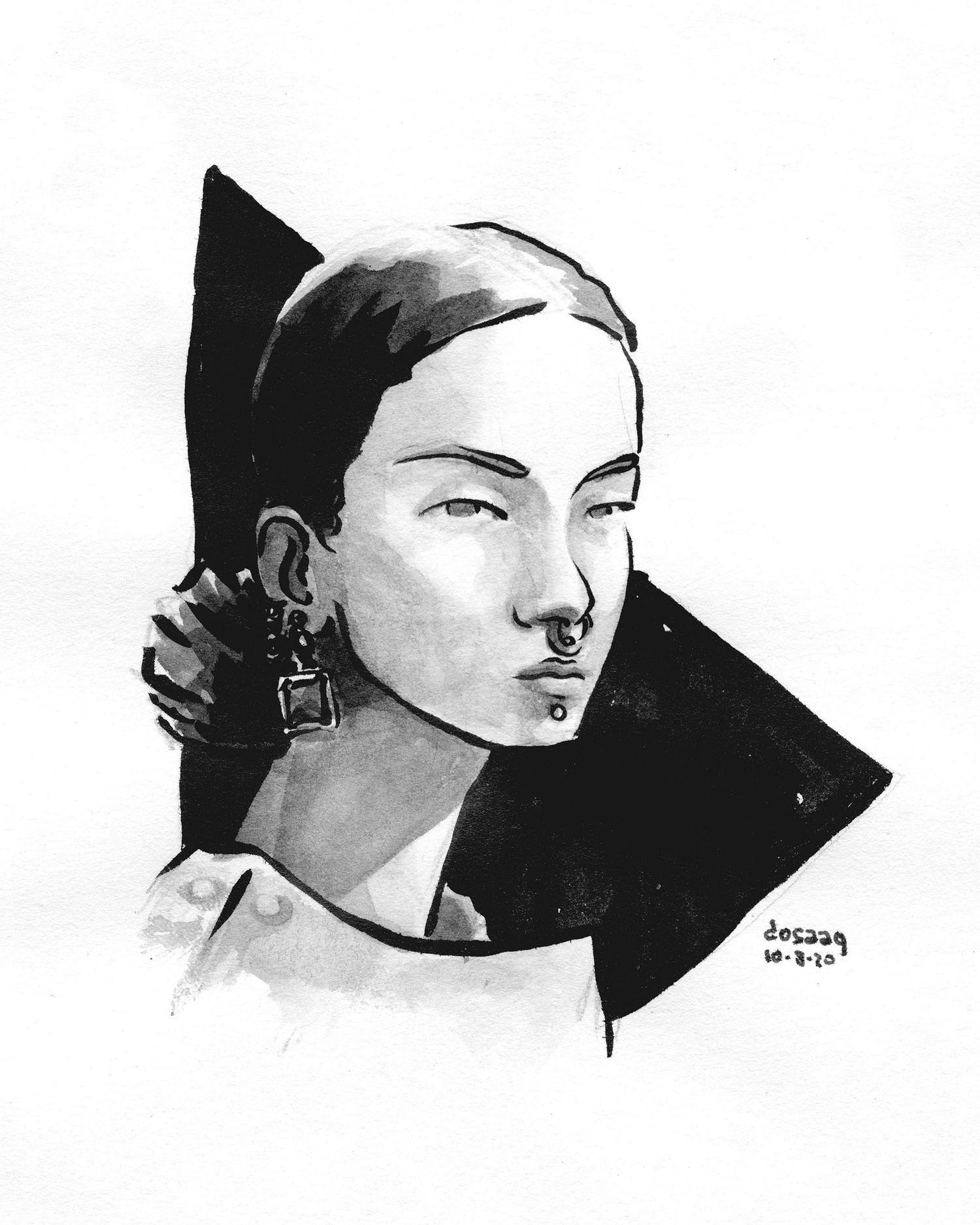 Imagem ilustrativa do trabalho “Retratos sobre triângulos”