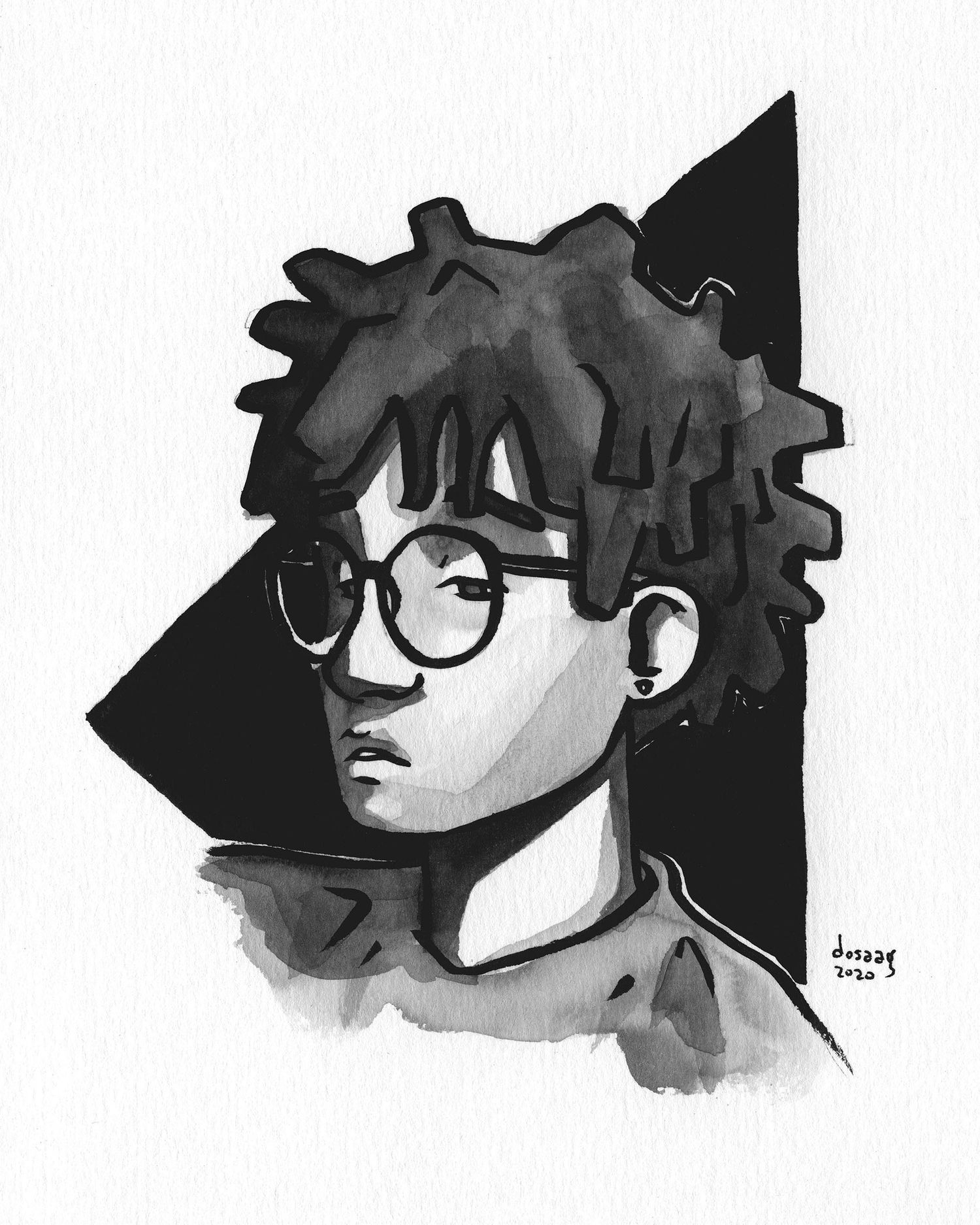Imagem ilustrativa do trabalho “Retratos sobre triângulos”