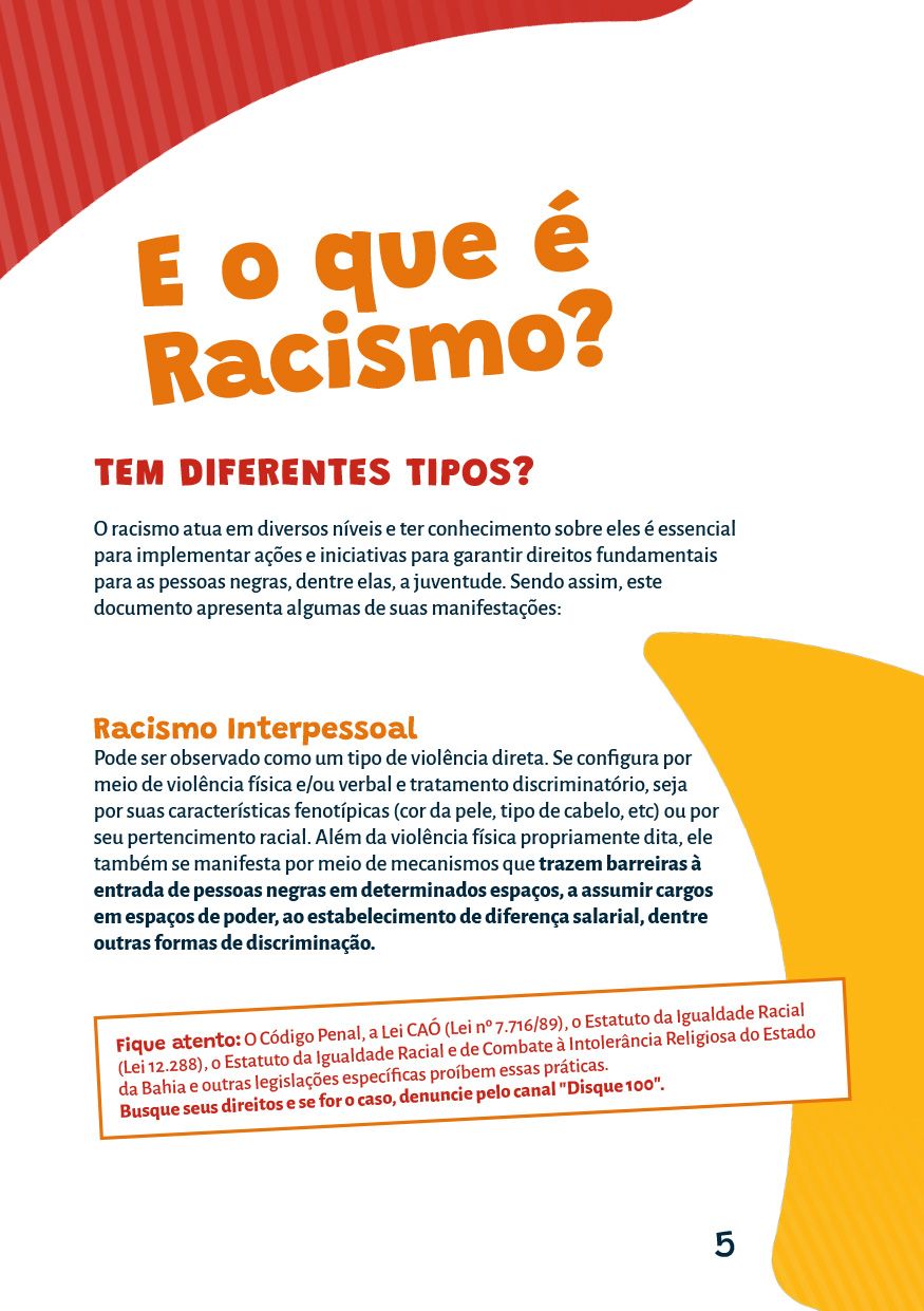 Picture of the work ““Pega Visão”: Rights of Black Youth”