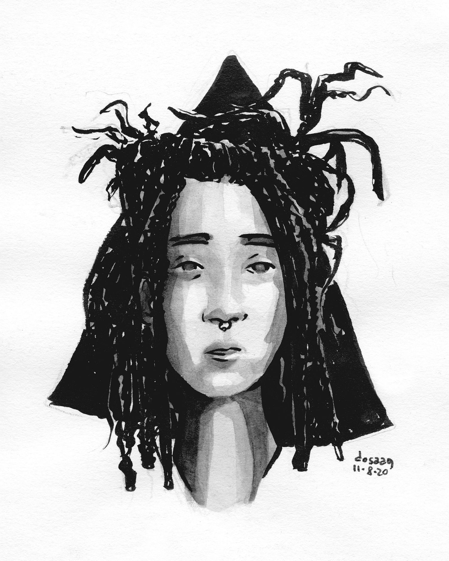 Imagem ilustrativa do trabalho “Retratos sobre triângulos”