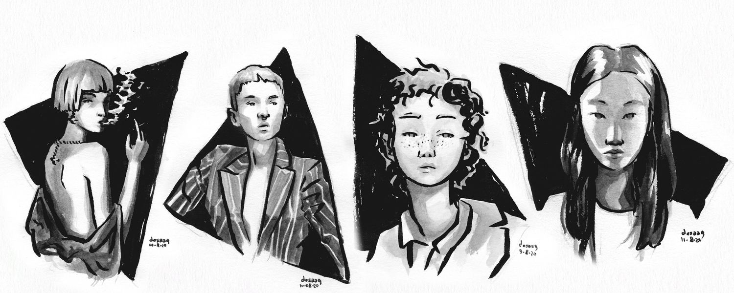 Capa do trabalho “Retratos sobre triângulos”