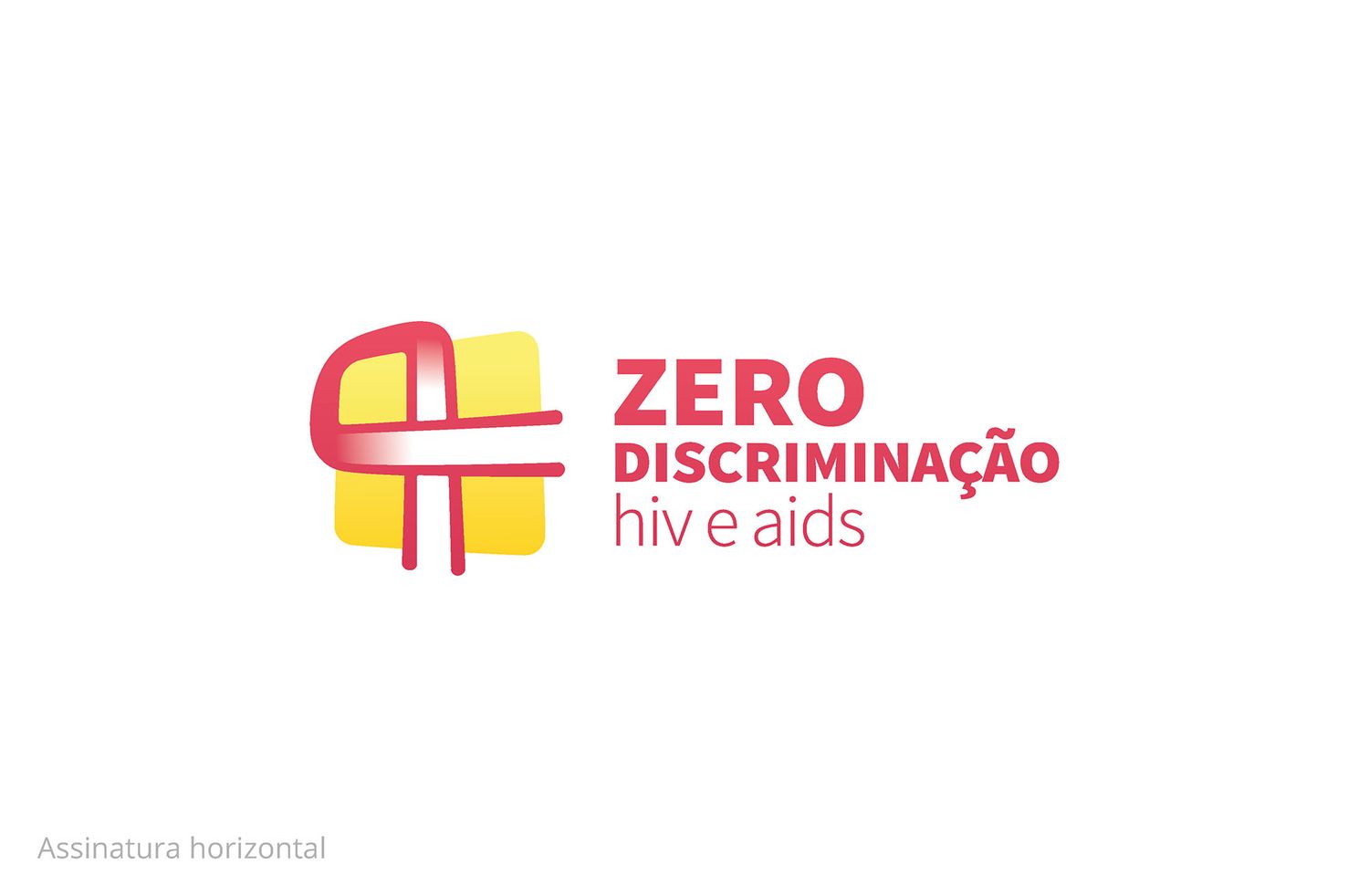 Picture of the work “Zero Discrimination: hiv and aids”