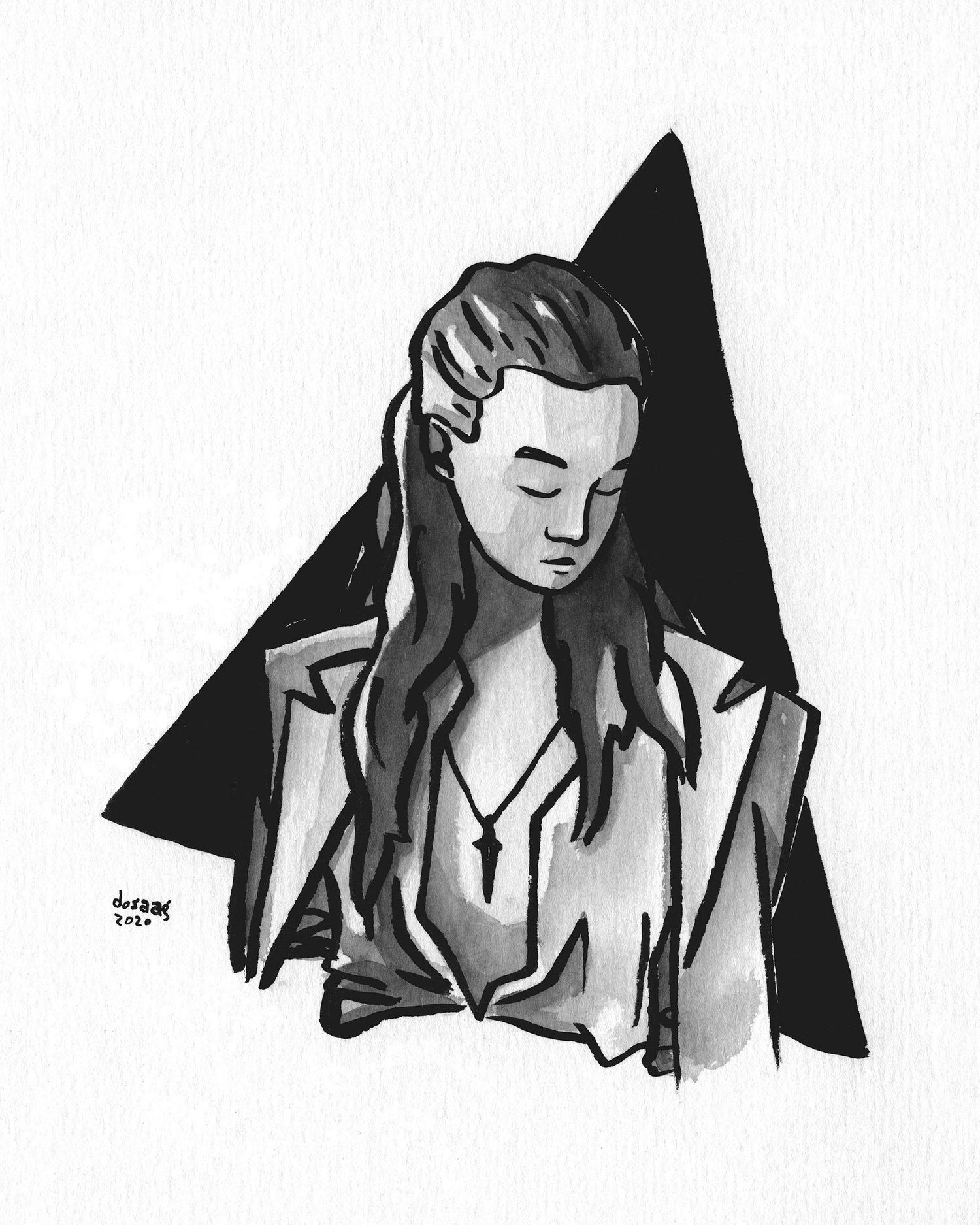 Imagem ilustrativa do trabalho “Retratos sobre triângulos”