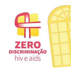 Picture of the work “Zero Discrimination: hiv and aids”